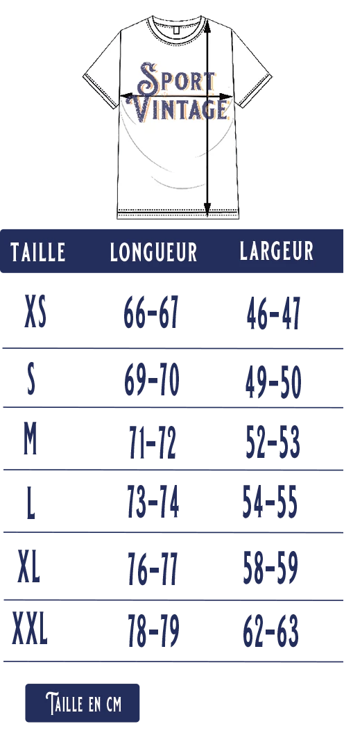 mensurations maillto marseille 1971